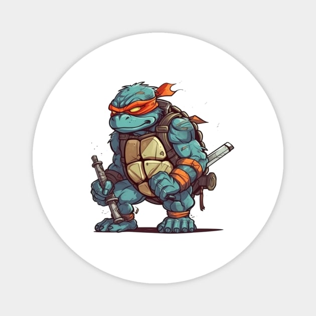 The Teenage Mutant Ninja Turtles Magnet by gblackid